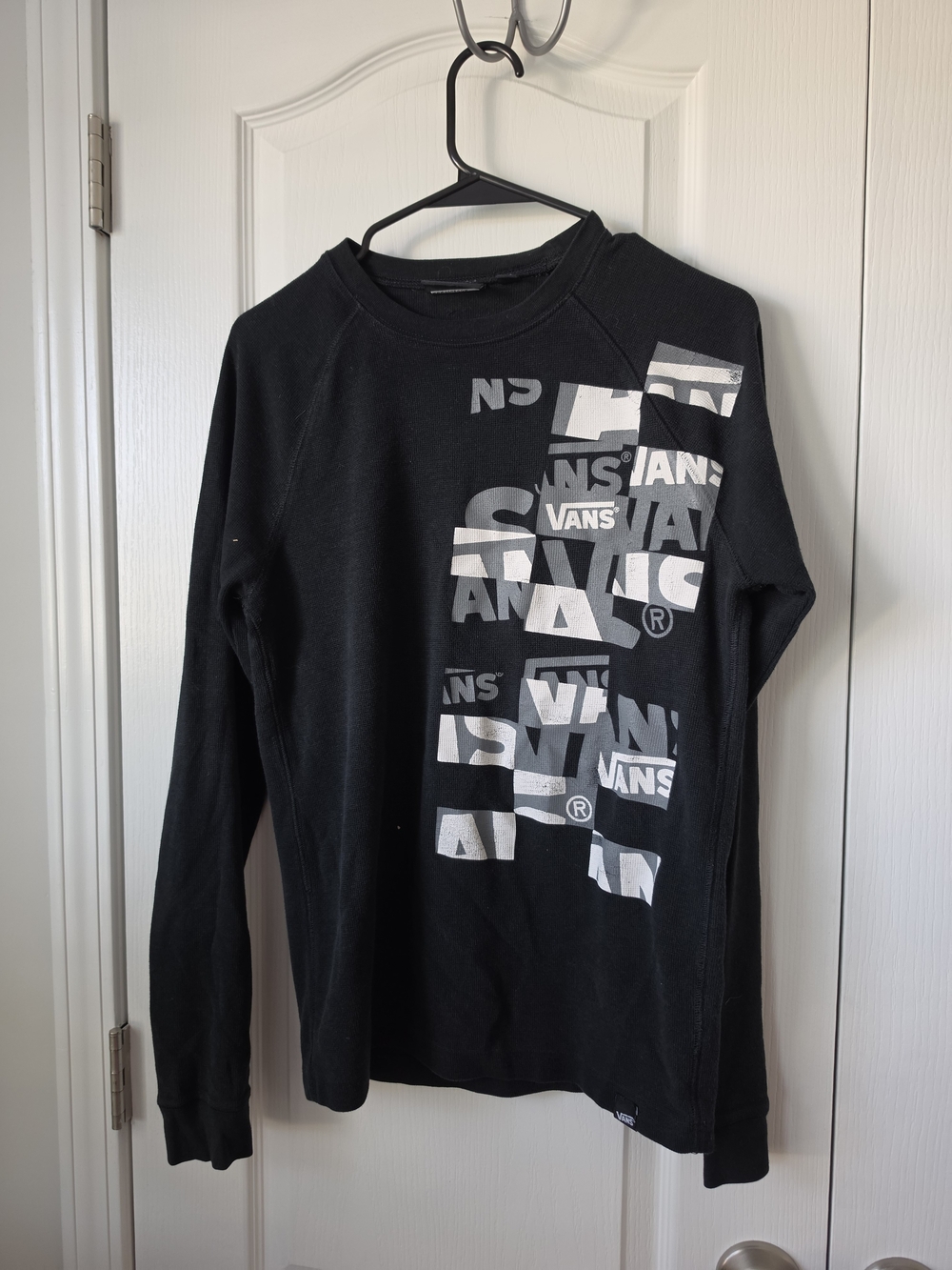Vans Men's Black Logo Graphic Sweater Sz Small